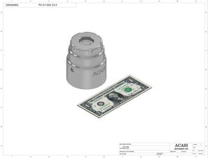 Chuck Bottle Capper - Model PC1-JAW-VIB Part PC-01-002 V2.0