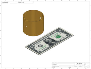 Chuck Bottle Capper - Model PC1-JAW-VIB Part PC-01-012