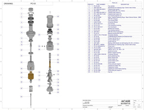 Chuck Bottle Capper Model PC1-JAW-VIB | Capping Head