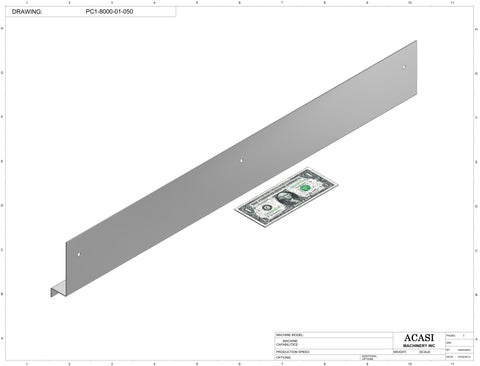 T Cork Push Capper, model - PC1-8000, Part PC1-8000-01-050, by Acasi Machinery Inc.