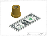 T Cork Push Capper, model - PC1-8000, Part PC1-8000-01-052, by Acasi Machinery Inc.