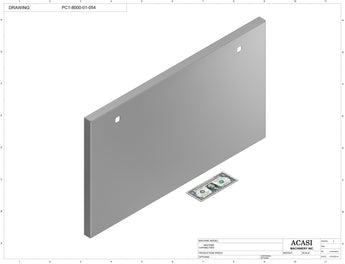 T Cork Push Capper, model - PC1-8000, Part PC1-8000-01-054, by Acasi Machinery Inc.