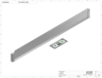 T Cork Push Capper, model - PC1-8000, Part PC1-8000-01-068, by Acasi Machinery Inc.