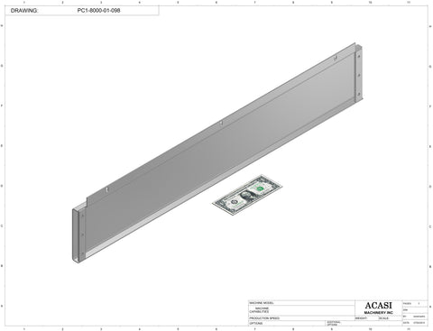 T Cork Push Capper, model - PC1-8000, Part PC1-8000-01-098, by Acasi Machinery Inc.