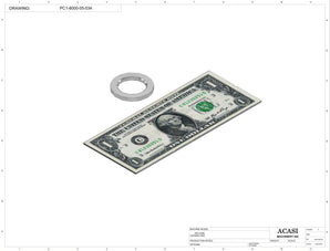 Chuck Bottle Capper - Model PC1-JAW-VIB Part PC1-8000-05-034