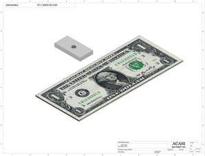 Chuck Bottle Capper - Model PC1-JAW-VIB Part PC1-8000-05-036