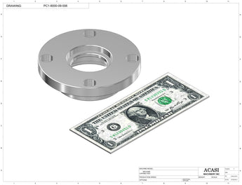 T Cork Push Capper, model - PC1-8000, Part PC1-8000-09-006, by Acasi Machinery Inc.