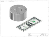 T Cork Push Capper, model - PC1-8000, Part PC1-8000-09-018, by Acasi Machinery Inc.