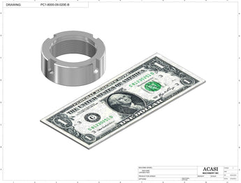 T Cork Push Capper, model - PC1-8000, Part PC1-8000-09-020E-B, by Acasi Machinery Inc.