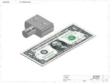 T Cork Push Capper, model - PC1-8000, Part PC1-8000-09-022, by Acasi Machinery Inc.