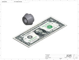 T Cork Push Capper, model - PC1-8000, Part PC1-8000-09-062, by Acasi Machinery Inc.