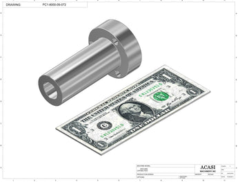T Cork Push Capper, model - PC1-8000, Part PC1-8000-09-072, by Acasi Machinery Inc.