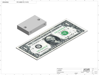 T Cork Push Capper, model - PC1-8000, Part PC1-8000-TC-11-010, by Acasi Machinery Inc.