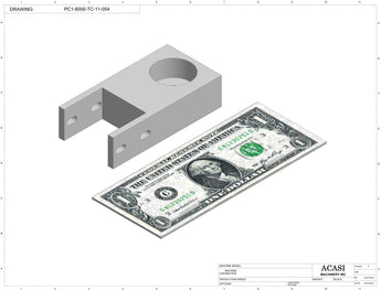 T Cork Push Capper, model - PC1-8000, Part PC1-8000-TC-11-054, by Acasi Machinery Inc.