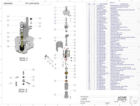 Chuck Bottle Capper Model PC1-JAW-VIB | Turret System