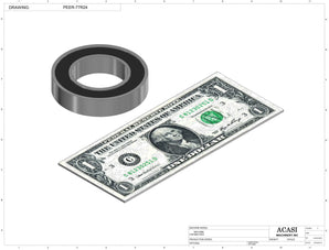 Automatic inline piston filler machine, high viscocity liquid products, model PI3300, Component PEER-77R24, by Acasi Machinery