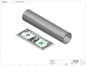 Automatic inline piston filler machine, high viscosity liquid products, pistons, Part PIS-0.300-02-010, by Acasi Machinery Inc.