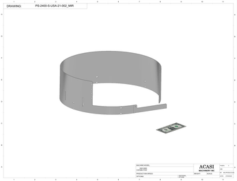 Pocket Sorter Model PS-2400 Part PS-2400-S-USA-21-002_MIR By Acasi Machinery