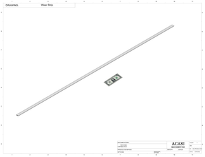 Component Wear Strip