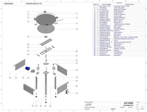 Accumulating Rotary Table Model RA 3200 Parts