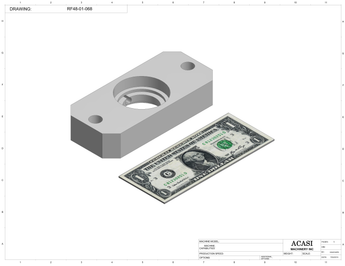 Rotary Filler RF48-01 Part RF48-01-068 By Acasi Machinery