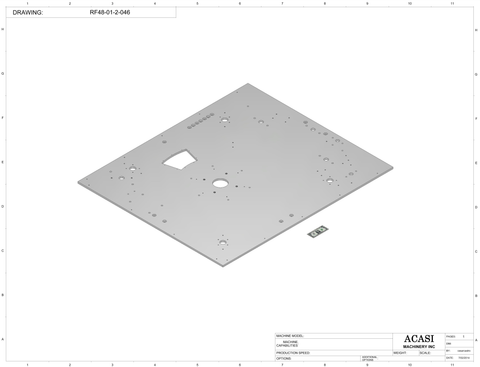 Rotary Filler RF48-01 Part RF48-01-2-046 By Acasi Machinery