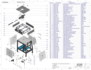 Highly Corrosive Product Rotary Pressure Overflow Filler RF48-01|Tube Structure By Acasi Machinery