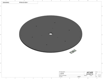 Rotary Filler RF48-18 Part RF48-03-008-1 By Acasi Machinery