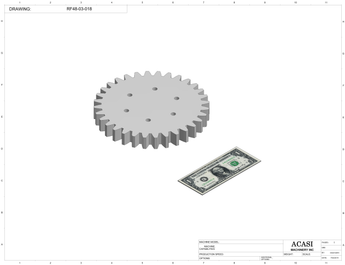 Rotary Filler RF48-18 Part RF48-03-018 By Acasi Machinery