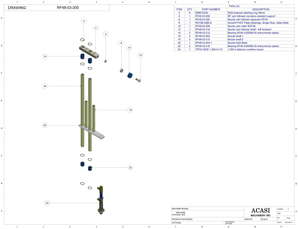 Rotary Filler RF48-01 Part RF48-03-200 By Acasi Machinery