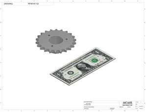 Rotary Filler RF48-18 Part RF48-05-122 By Acasi Machinery