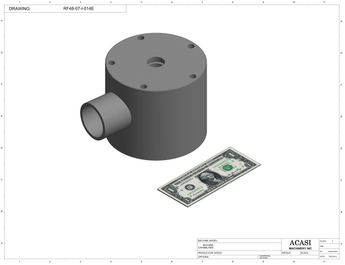 Rotary Filler RF48-18 Part RF48-07-I-014E By Acasi Machinery