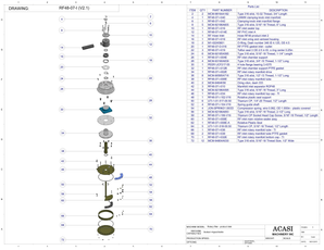 Highly Corrosive Product Rotary Pressure Overflow Filler RF48-01| Manifold Inlet Product By Acasi Machinery