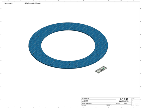 Rotary Filler RF48-18 Part RF48-18-AP-03-004 By Acasi Machinery