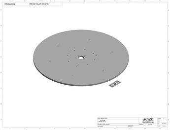 Rotary Filler RF48-18 Part RF48-18-AP-03-016 By Acasi Machinery