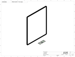 Rotary Filler RF48-18 Part RF48-18-AP-11 Trim Seal By Acasi Machinery