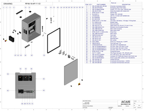 Rotary Pressure Overflow Filler RF48-18| Electric Panel By Acasi Machinery