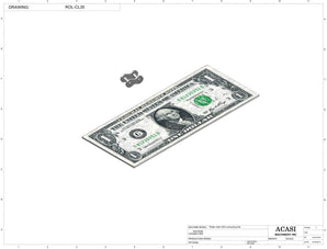Automatic inline pressure overflow bottle filler machine, low viscosity, Component ROL-CL35, by Acasi Machinery