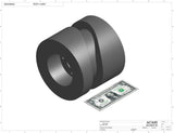 T Cork Push Capper, model - PC1-8000, Part ROP1-CAM1, by Acasi Machinery Inc.
