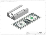 T Cork Push Capper, model - PC1-8000, Part ROP1-VIB-11-010-ZK-PB, by Acasi Machinery Inc