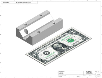 T Cork Push Capper, model - PC1-8000, Part ROP1-VIB-11-010-ZK-PB, by Acasi Machinery Inc