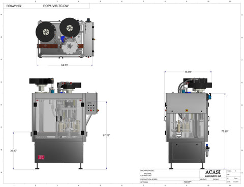 ROP1-2VIB-TC Capping Machine Drawings