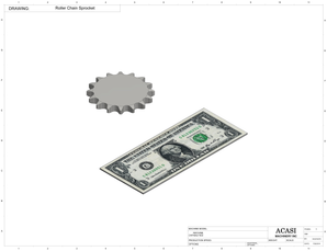 Rotary Filler RF48-18 Part Roller Chain Sprocket By Acasi Machinery