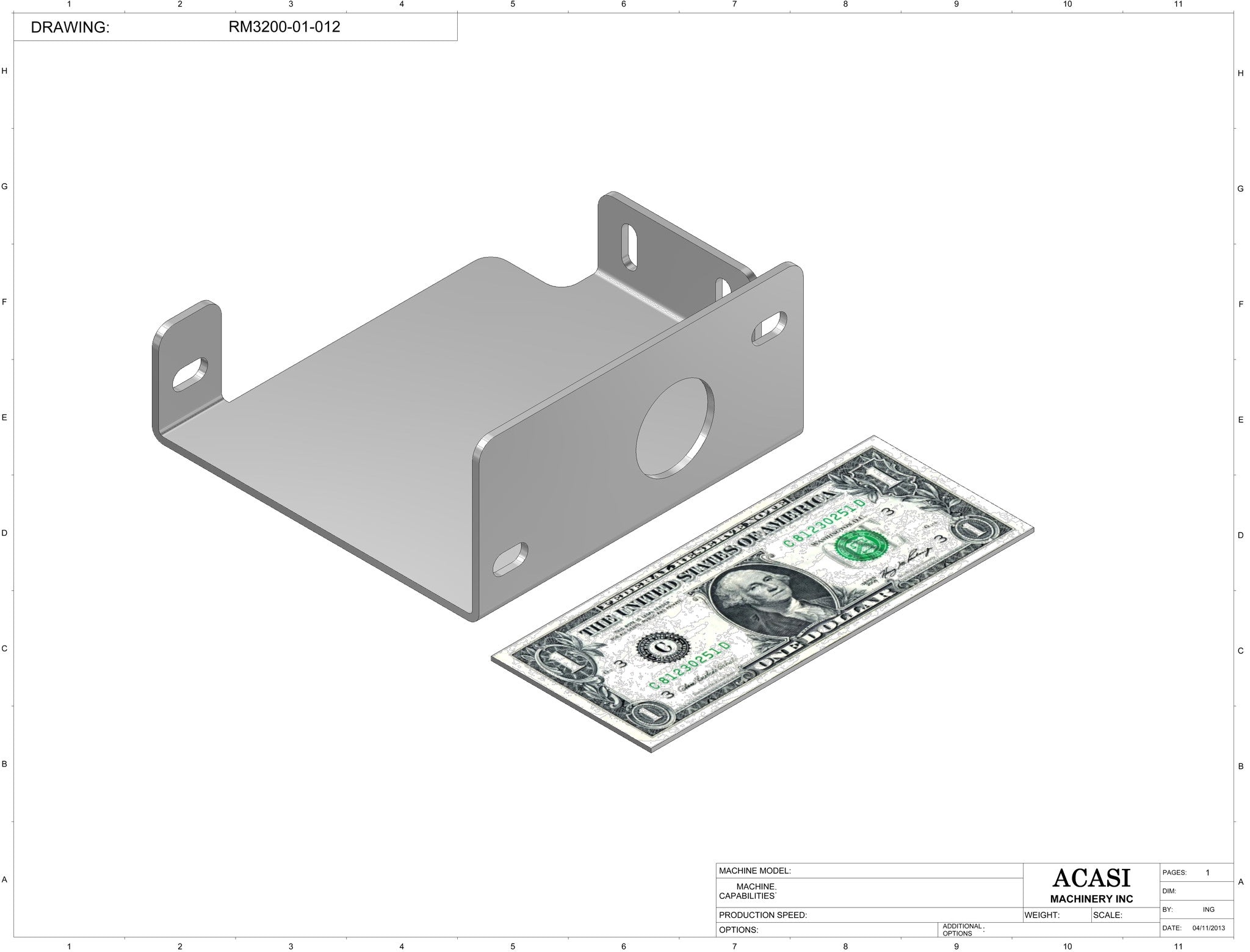 Rotary Mid Overflow Backup Table Model RM 3200 Part RM3200-01-012, by ...