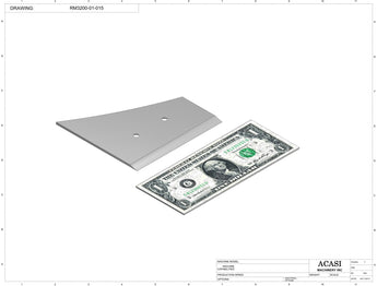 Rotary Mid Overflow Backup Table Model RM 3200 Part RM3200-01-015, by Acasi Machinery Inc.