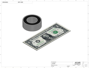 Chuck Bottle Capper - Model PC1-JAW-VIB Component SKF-3206