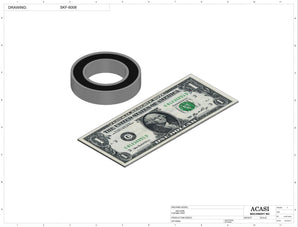 Chuck Bottle Capper - Model PC1-JAW-VIB Component SKF-6008