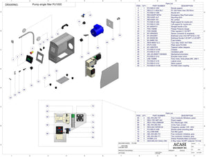 Semi-Automatic Pump Filler, model PU1000, by Acasi Machinery Inc.