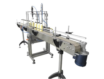 Semi-Automatic Single Head Cap Tightener, model AC-CS16, by Acasi Machinery Inc., front and right view