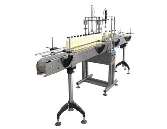Semi-Automatic Single Head Cap Tightener, model AC-CS16, by Acasi Machinery Inc., rear and left view